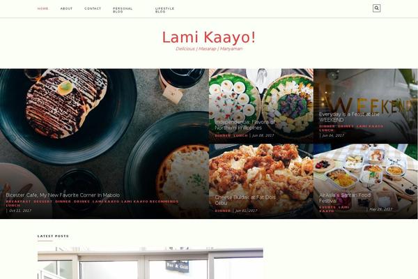Magazinely theme site design template sample