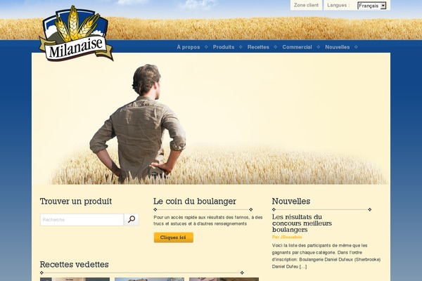 WordPress website example screenshot