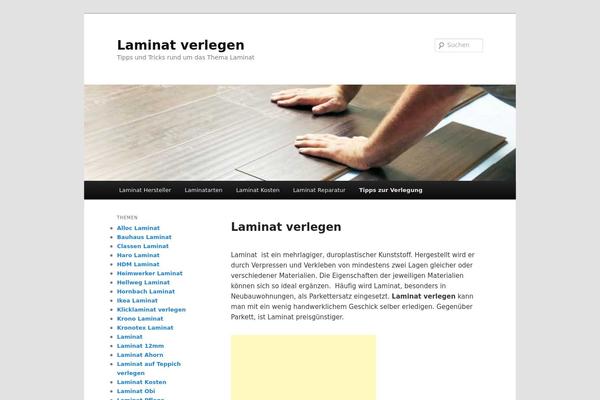 WordPress website example screenshot