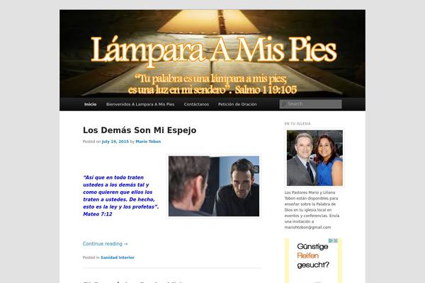 Twenty Eleven theme site design template sample