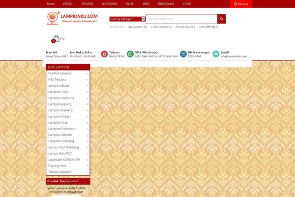 WordPress website example screenshot