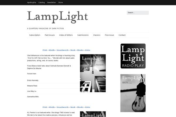 lamplightmagazine.com site used Make-story