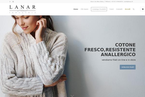 Enfold theme site design template sample