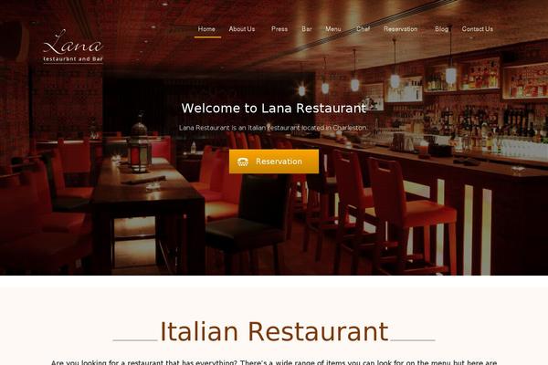 WordPress website example screenshot
