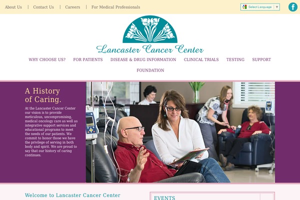 lancastercancercenter.com site used Lcc