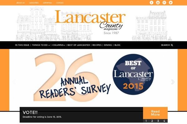 lancastercountymag.com site used Lancastercountymag