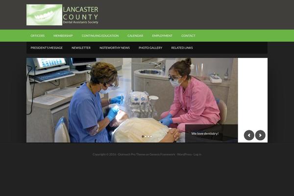 lancasterdentalassistants.org site used Outreach Pro