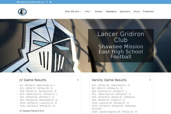 Site using TablePress plugin