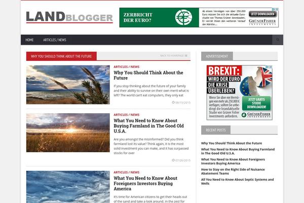 landblogger.com site used Novomag