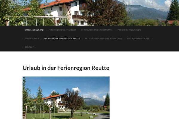 WordPress website example screenshot