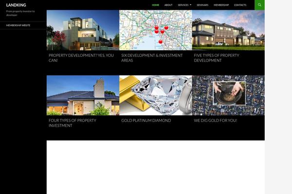 Twenty Fourteen theme site design template sample