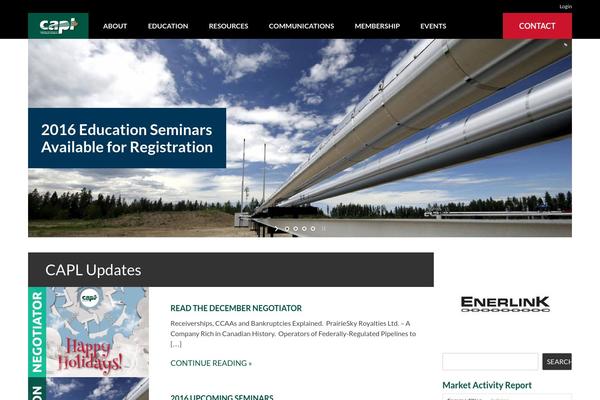 WordPress website example screenshot