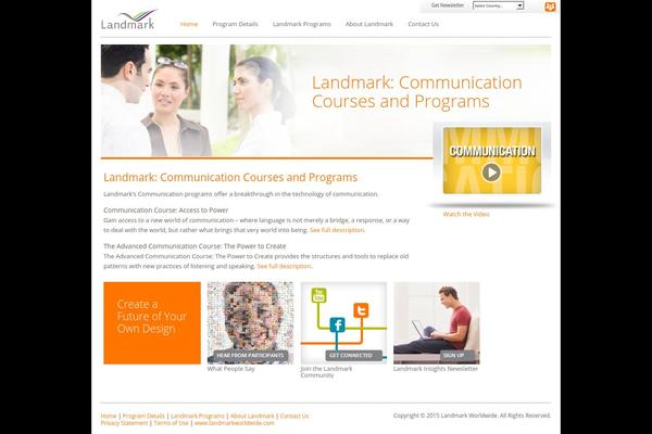 landmarkcommunicationcourses.com site used Communicationcourses