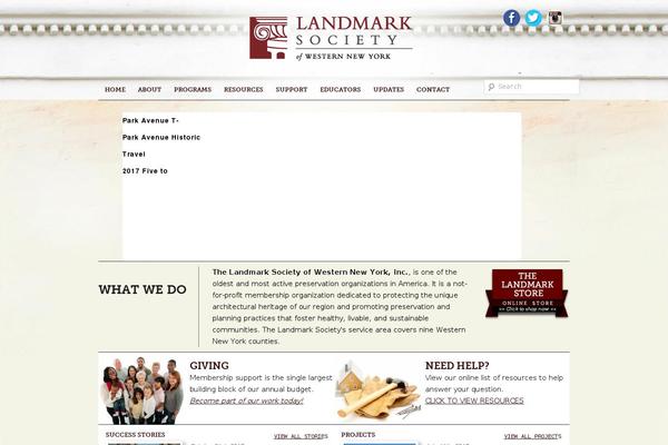 landmarksociety.org site used Landmark-society-theme-2018