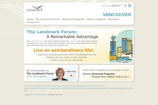 landmarkworldwidevancouver.com site used Cities-wp-theme