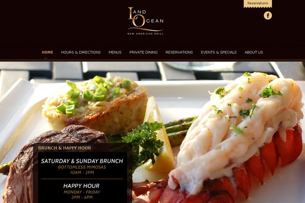 Dine & Drink theme site design template sample