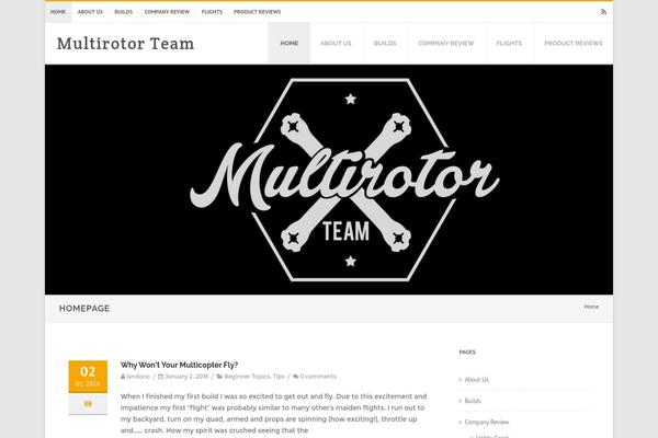 Twenty Fifteen theme site design template sample