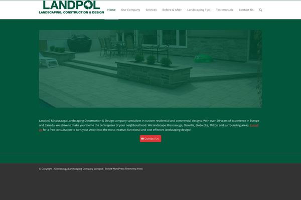 Enfold-new theme site design template sample