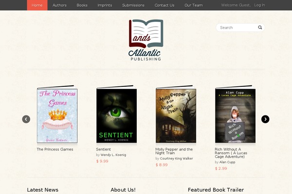 Publisher theme site design template sample