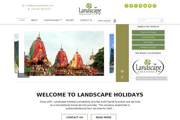 landscapeholidays.com site used Hamza-lite