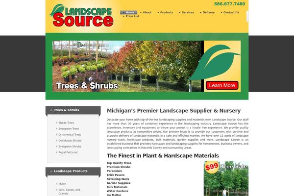 landscapesource.com site used Addington