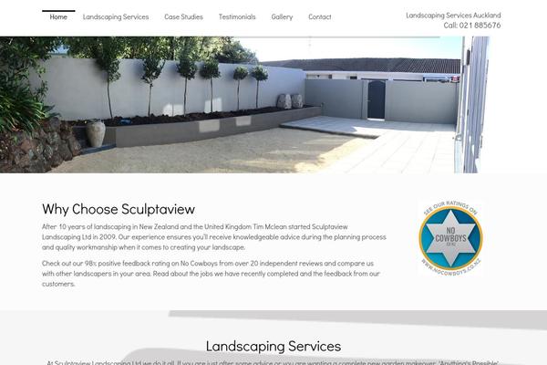 landscapingservice.co.nz site used Divi