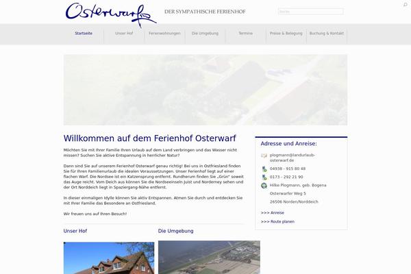 landurlaub-osterwarf.de site used Osterwarf