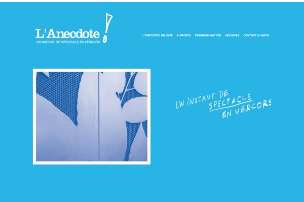 lanecdote.fr site used Theme18296