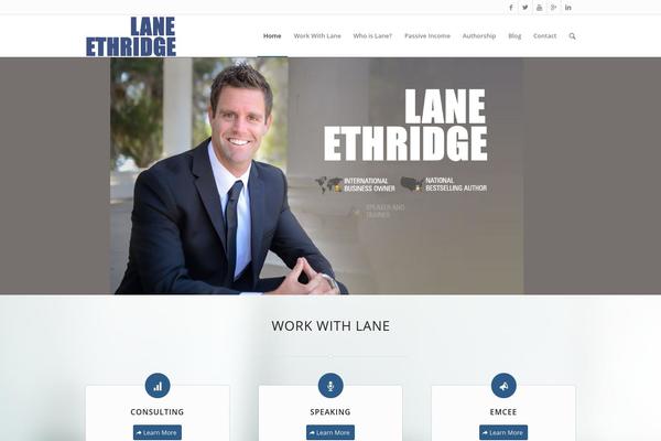 Enfold theme site design template sample
