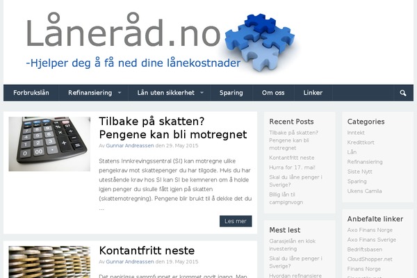 WordPress website example screenshot