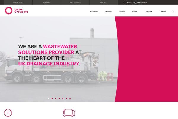 lanesfordrains.co.uk site used Lanes-for-drains-2016