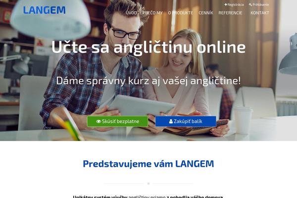 langem.sk site used Langem