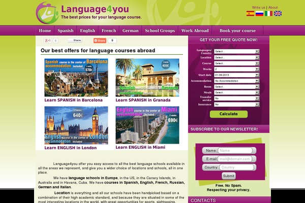 language4you.com site used Asimplemagazine