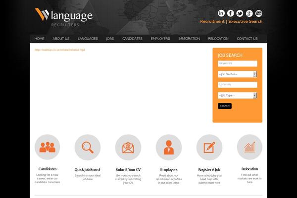 languagerecruiters.com site used Initiate