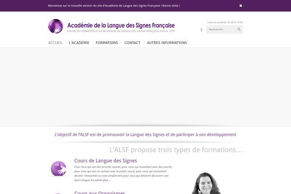 languedessignes.eu site used Alsf