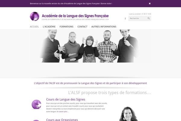 languedessignes.fr site used Alsf
