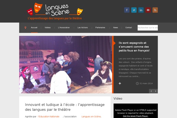 langues-en-scene.com site used GoodInc