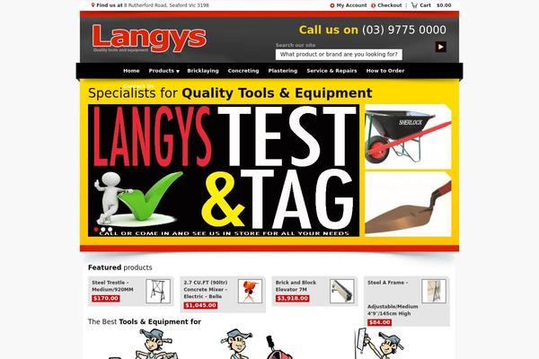 langys.com.au site used Abundance