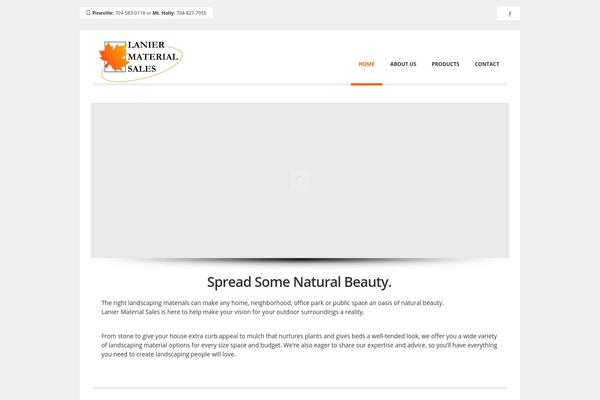 Nomos theme site design template sample