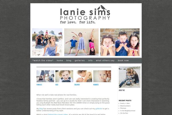 Prophoto4 theme site design template sample