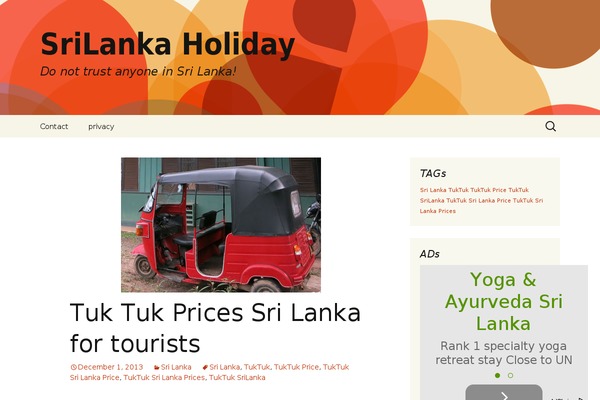 Twenty Thirteen theme site design template sample