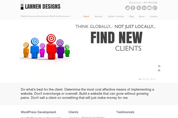 lannendesigns.com site used Overlay