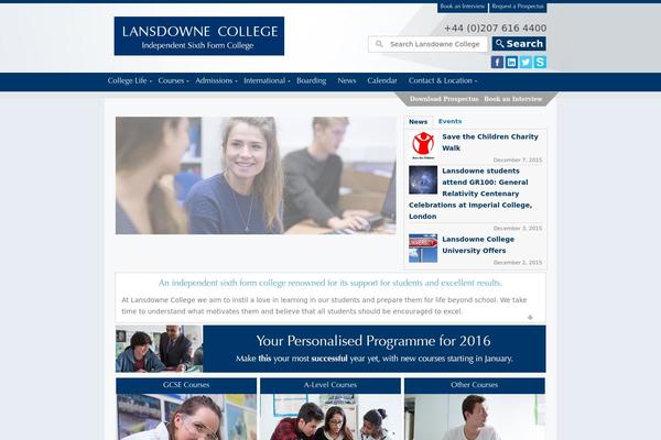 lansdownecollege.com site used Lansdowne