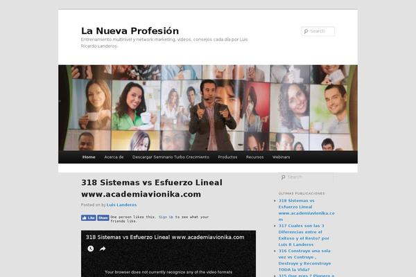 WordPress website example screenshot