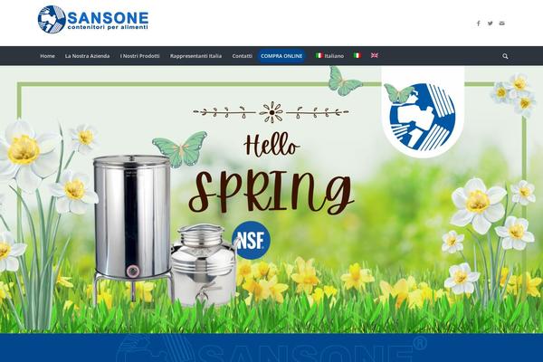 Enfold theme site design template sample