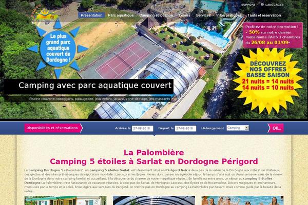 lapalombiere.fr site used Kallchild
