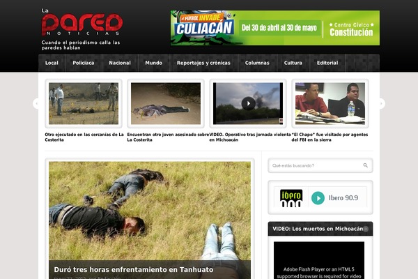 laparednoticias.com site used Newscard-pro