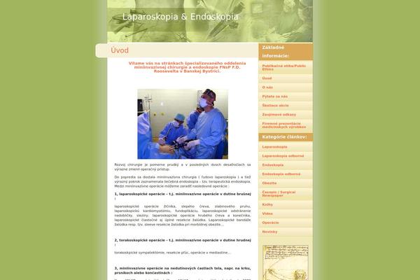 laparoskopia.info site used Lime Slice