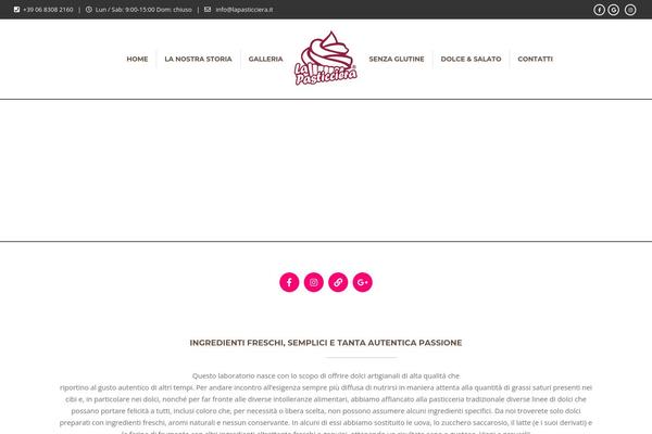 Bakery theme site design template sample