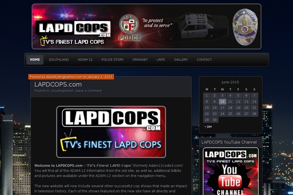 lapdcops.com site used Parament